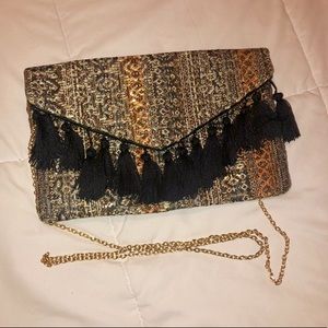 3AM Forever Large Clutch Sequin w/ Removable Chain